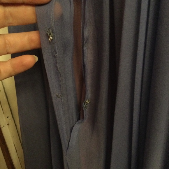 Stunning Vintage 1950s Dress in Periwinkle - Picture 11 of 11